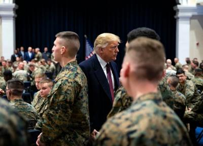 نظر منفی نیمی از نظامیان آمریکا نسبت به ترامپ