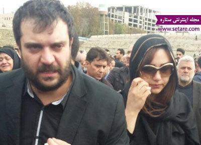 حضور خانواده منصور پورحیدری در مراسم تشییع آن مرحوم