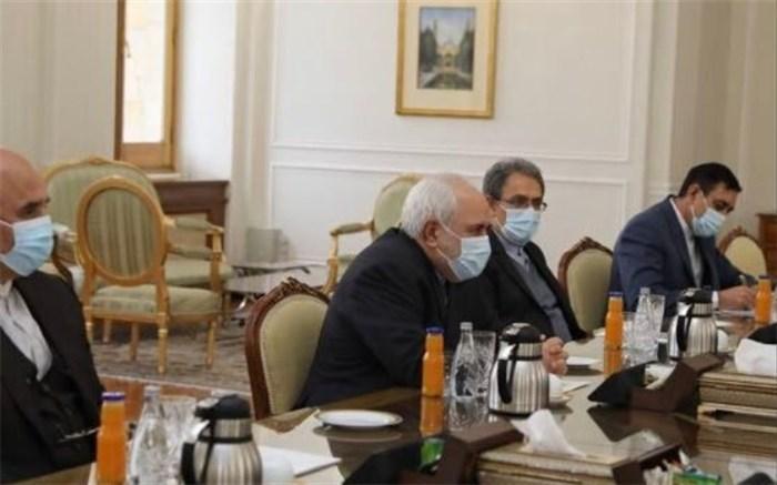 ظریف بر لغو تحریم ها علیه سوریه تاکید نمود