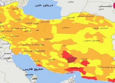 5 شهر استان کرمان در شرایط قرمز کرونایی!