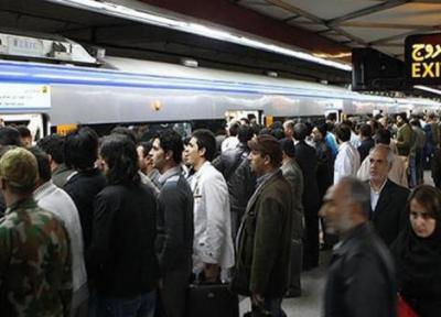 افزایش تعداد مسافر های متروی تهران به 800 هزار نفر