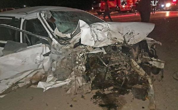 سانحه مرگبار در جاده مشهد سرخس با 5 کشته و 3 مجروح